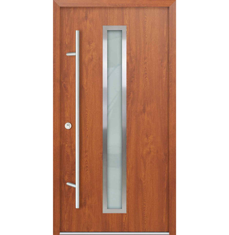 Turenwerke DS68 Design 01 Steel Door - Golden Oak