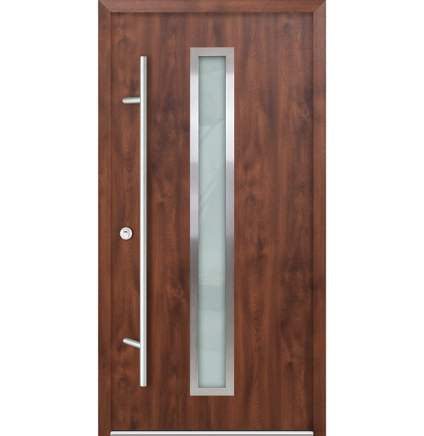 Turenwerke DS68 Design 01 Steel Door - Walnut