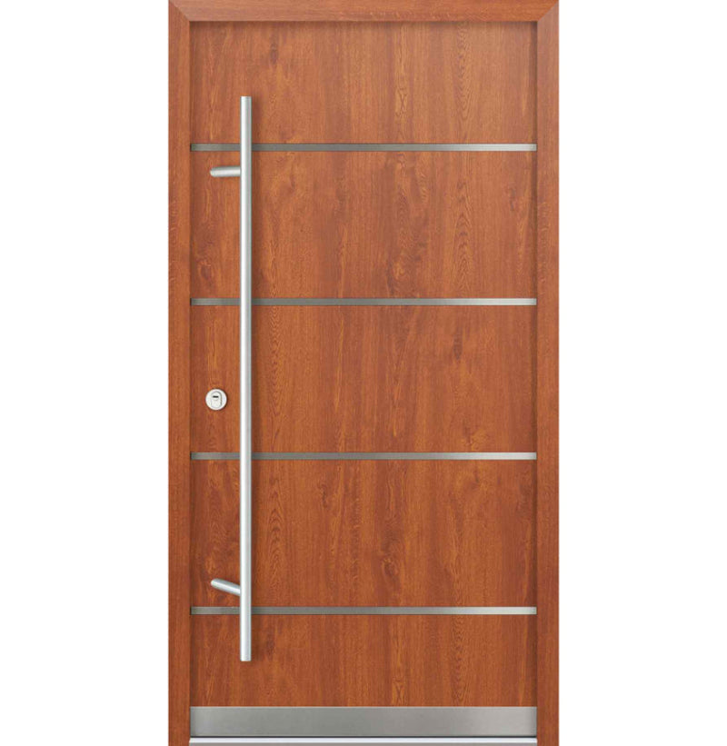 Turenwerke DS68 Design 02 Steel Door - Golden Oak