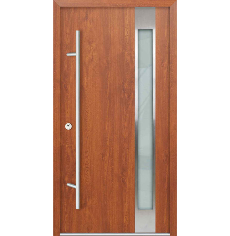 Turenwerke DS68 Design 04 Steel Door - Golden Oak