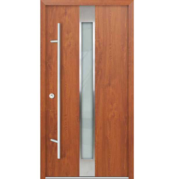 Turenwerke DS68 Design 05 Steel Door - Golden Oak