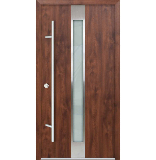 Turenwerke DS68 Design 05 Steel Door - Walnut