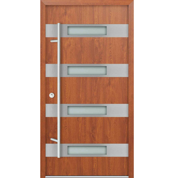 Turenwerke DS68 Design 06 Steel Door - Golden Oak