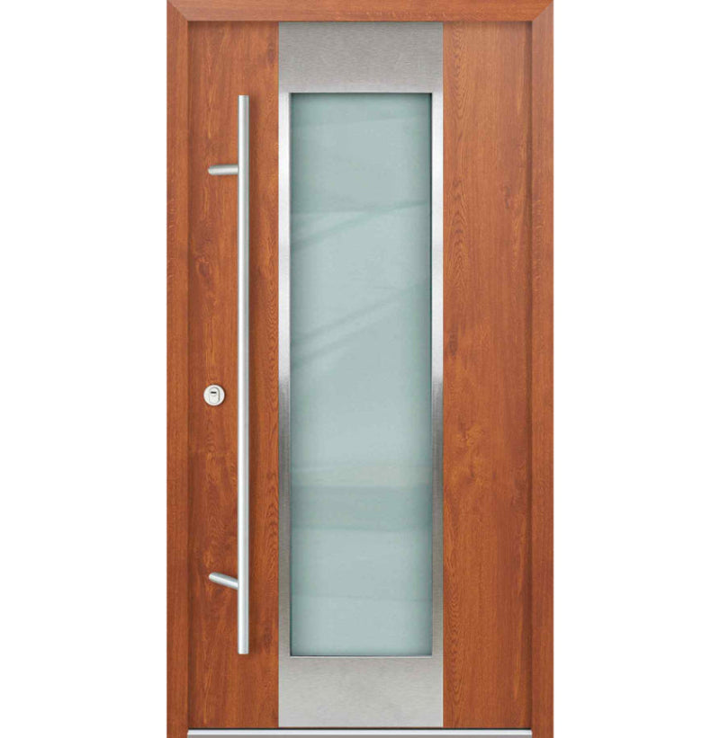 Turenwerke DS68 Design 08 Steel Door - Golden Oak