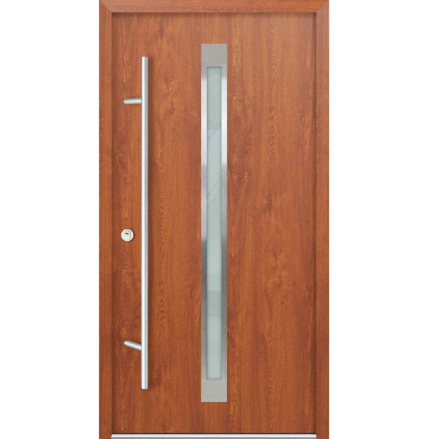 Turenwerke DS68 Design 10 Steel Door - Golden Oak