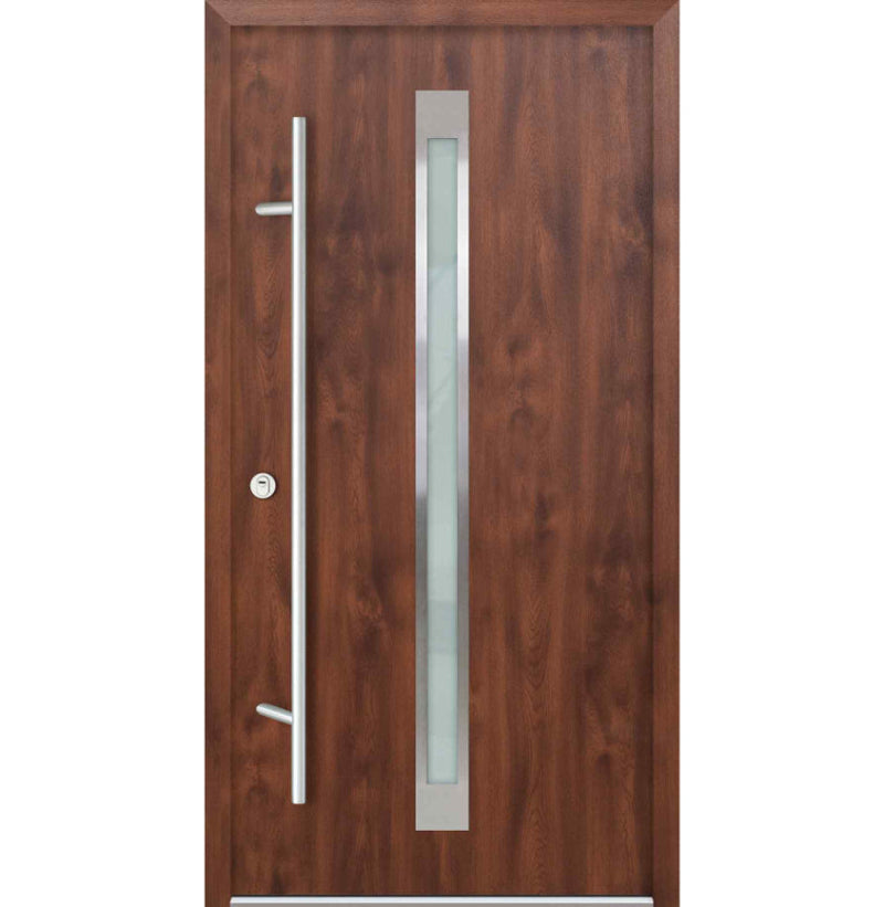 Turenwerke DS68 Design 10 Steel Door - Walnut