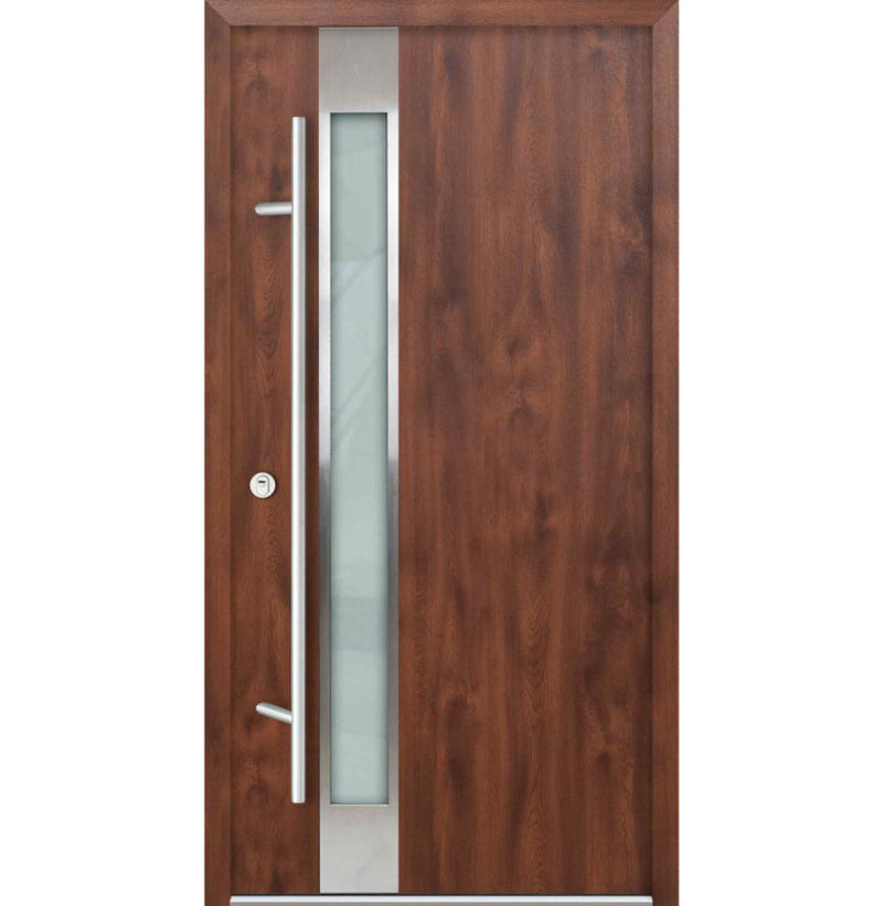 Turenwerke DS68 Design 14 Steel Door - Walnut