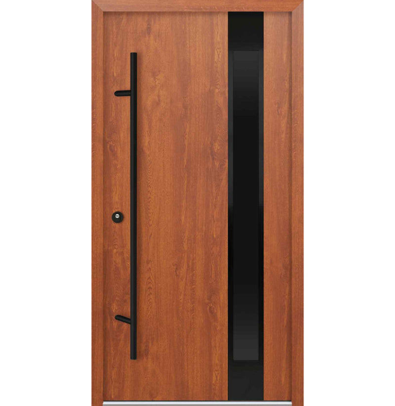 Turenwerke DS68 Design 24 Steel Door - Golden Oak - Blackline