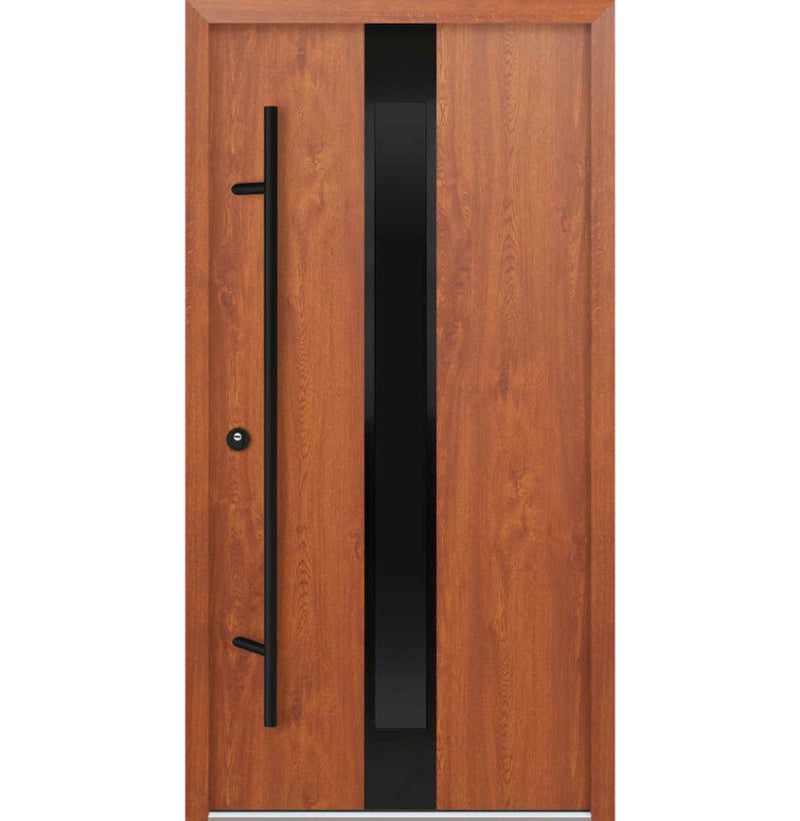 Turenwerke DS68 Design 25 Steel Door - Golden Oak - Blackline