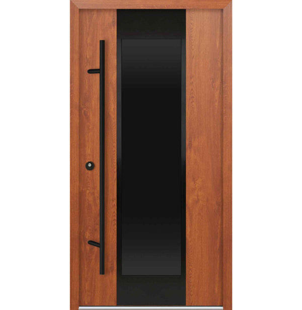 Turenwerke DS68 Design 28 Steel Door - Golden Oak - Blackline