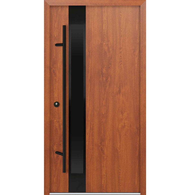 Turenwerke DS68 Design 34 Steel Door - Golden Oak - Blackline