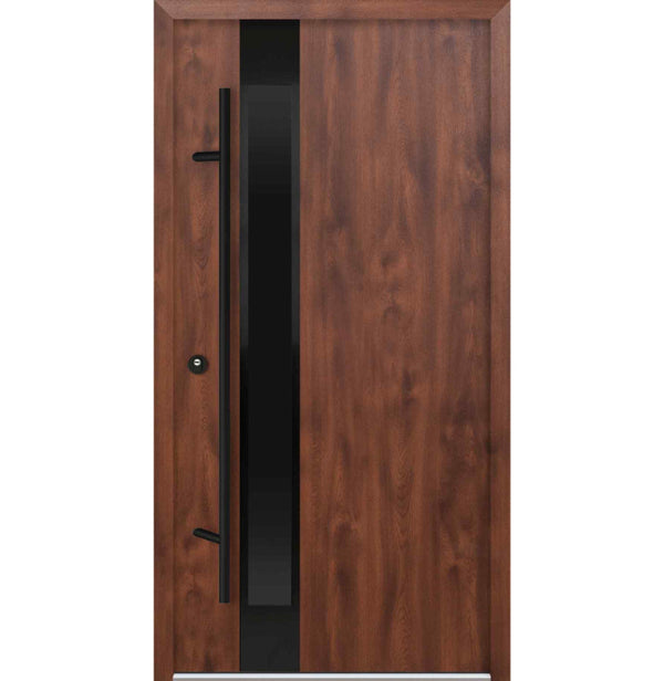 Turenwerke DS68 Design 34 Steel Door - Walnut - Blackline