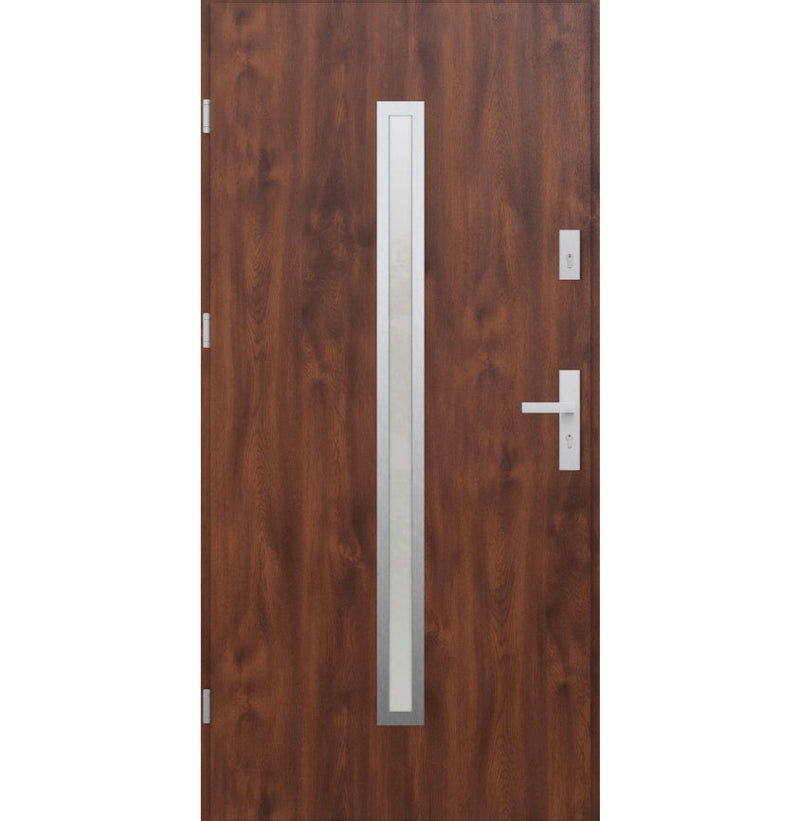 Turenwerke ATU 68 Design 501 Steel Door - Walnut