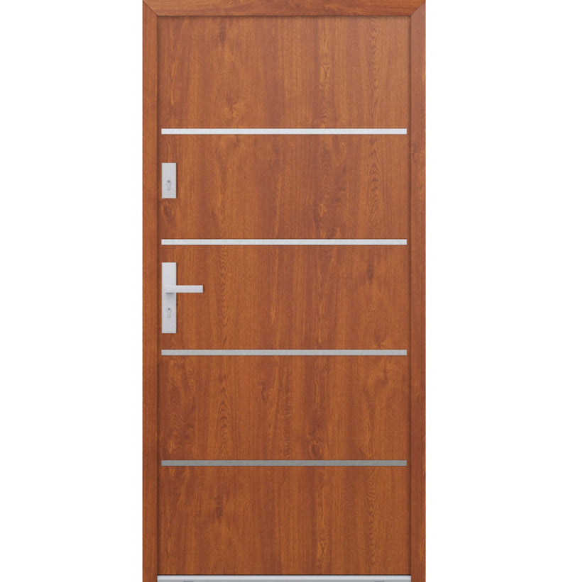 Turenwerke ATU 68 Design 502 Steel Door - Golden Oak