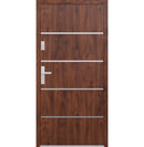 Turenwerke ATU 68 Design 502 Steel Door - Walnut
