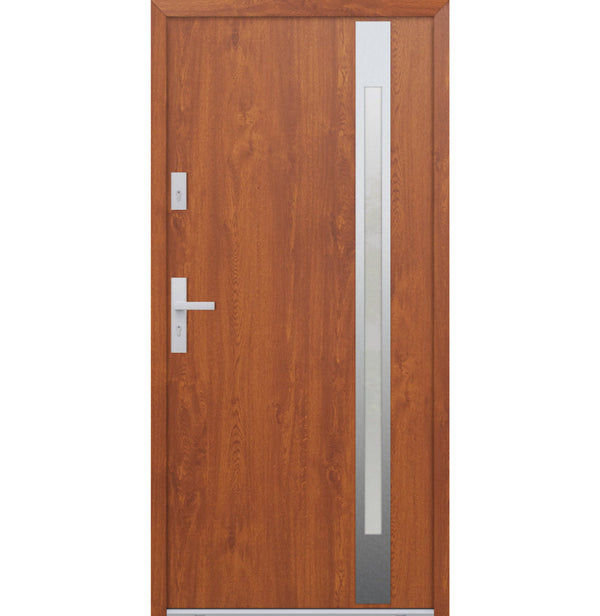 Turenwerke ATU 68 Design 504 Steel Door - Golden Oak