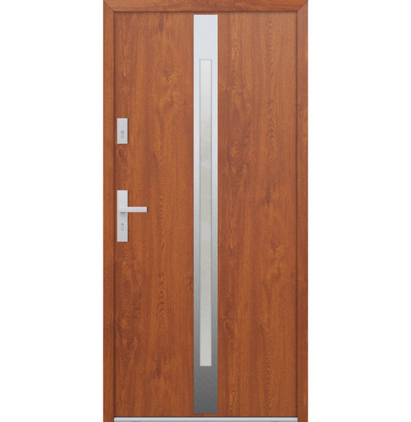 Turenwerke ATU 68 Design 505 Steel Door - Golden Oak