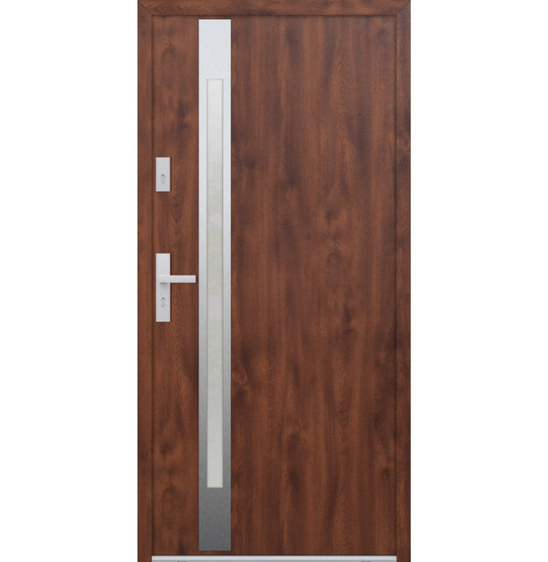 Turenwerke ATU 68 Design 514 Steel Door - Walnut