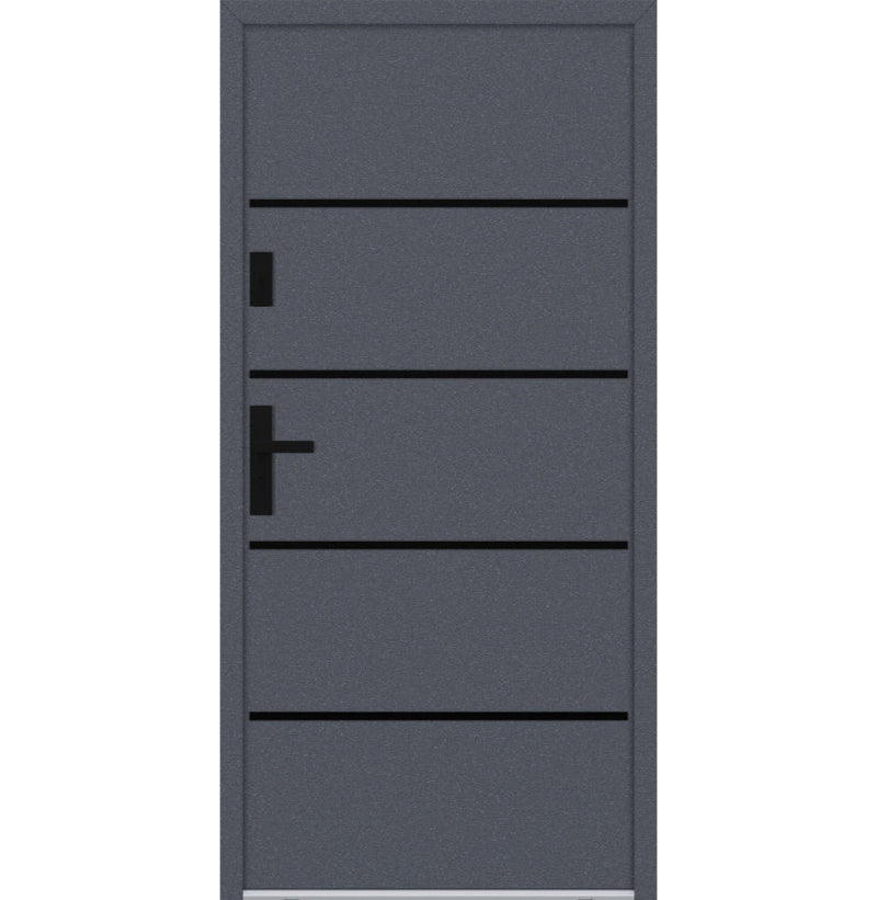 Turenwerke ATU 68 Design 522 Steel Door - Anthracite - Blackline