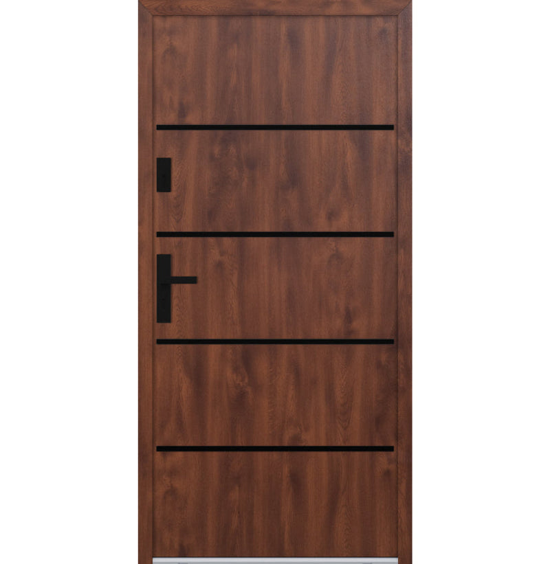 Turenwerke ATU 68 Design 522 Steel Door - Walnut - Blackline