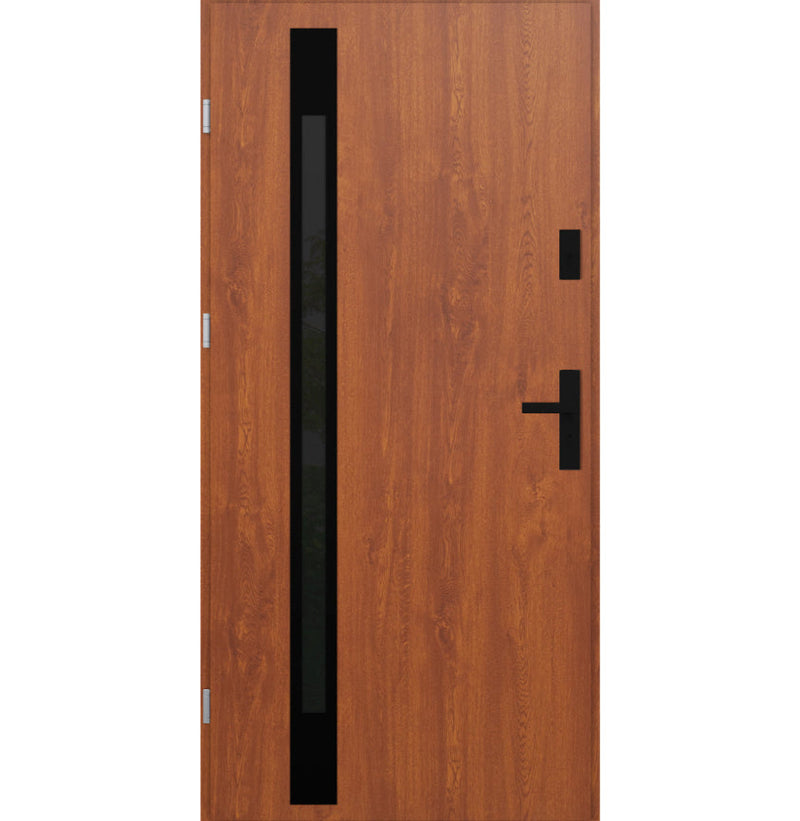 Turenwerke ATU 68 Design 524 Steel Door - Golden Oak - Blackline