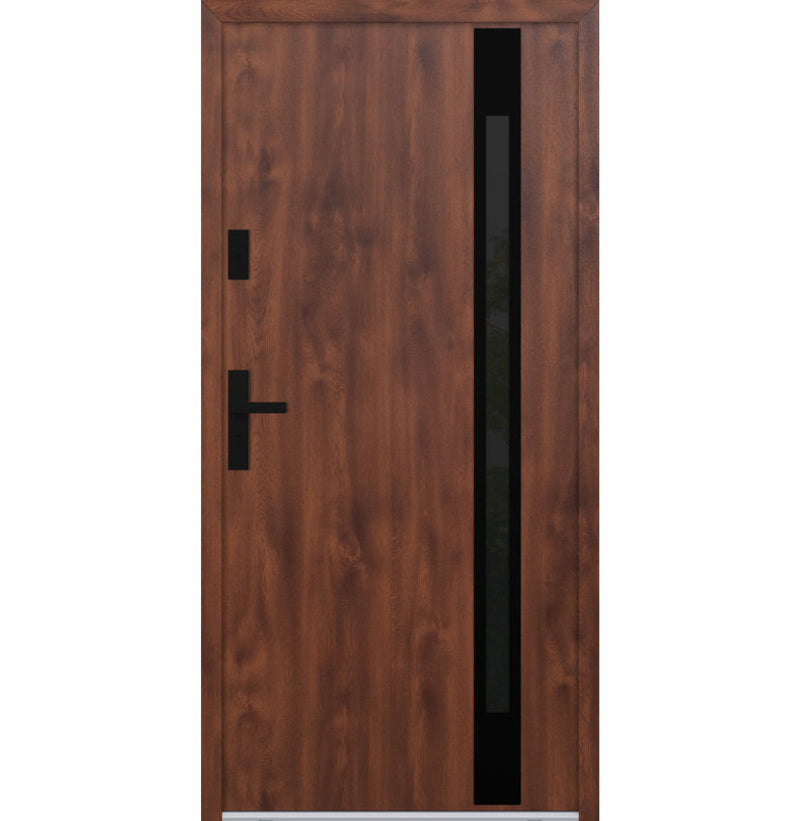 Turenwerke ATU 68 Design 524 Steel Door - Walnut - Blackline