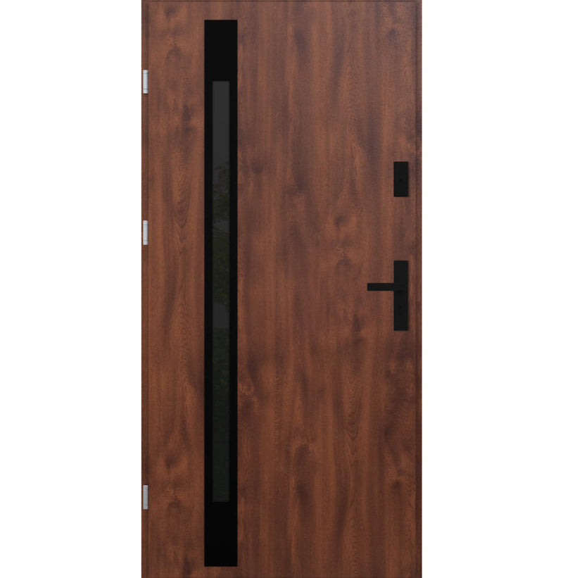 Turenwerke ATU 68 Design 524 Steel Door - Walnut - Blackline