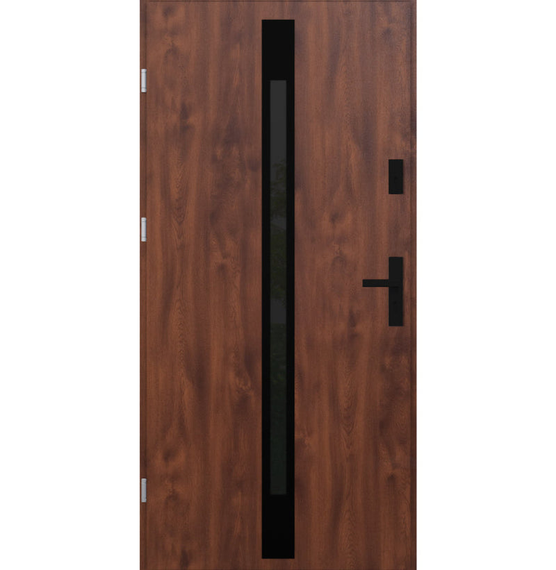 Turenwerke ATU 68 Design 525 Steel Door - Walnut - Blackline