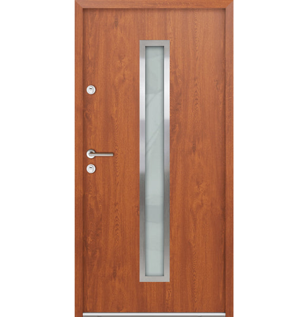 Turenwerke ATU 68 Design 600 Steel Door - Golden Oak