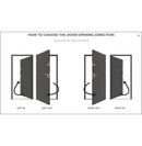 Turenwerke ATU 68 Design 620 Steel Door - Walnut - Blackline