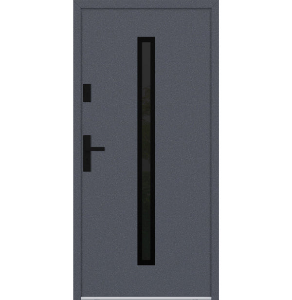 Turenwerke ATU 68 Design 521 Steel Door - Anthracite - Blackline