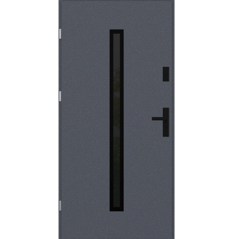 Turenwerke ATU 68 Design 521 Steel Door - Anthracite - Blackline