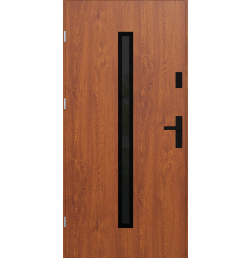 Turenwerke ATU 68 Design 521 Steel Door - Golden Oak - Blackline