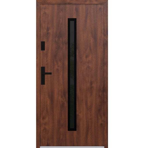 Turenwerke ATU 68 Design 521 Steel Door - Walnut - Blackline