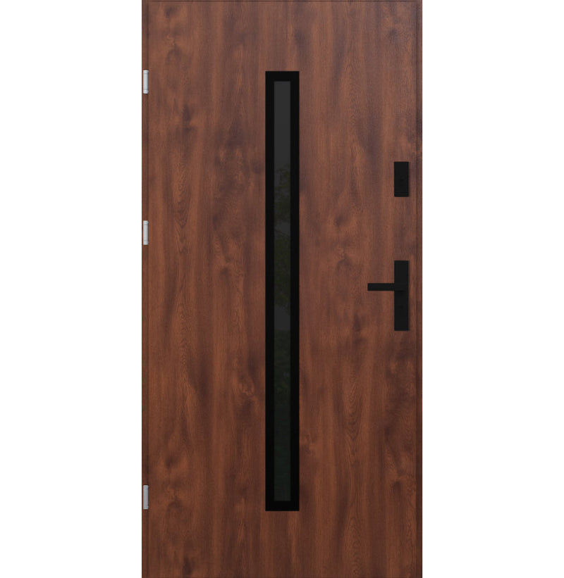 Turenwerke ATU 68 Design 521 Steel Door - Walnut - Blackline