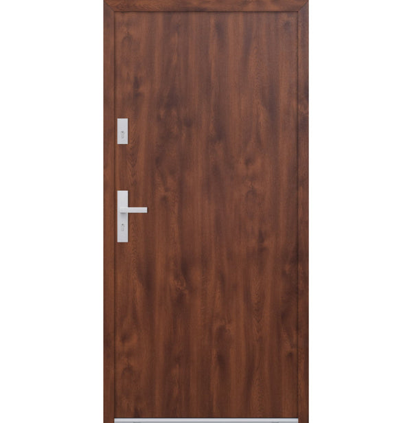 Turenwerke ATU 68 Design 507 Steel Door - Walnut