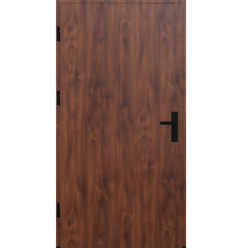 Turenwerke DS82 Design 20 Steel Door - Walnut - Blackline