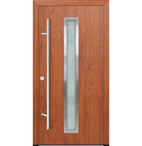 Turenwerke DS82 Design 01 Steel Door - Golden Oak