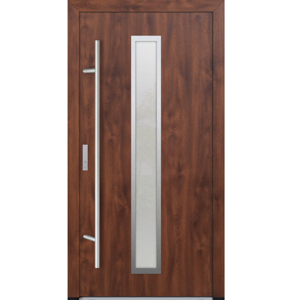 Turenwerke DS82 Design 01 Steel Door - Walnut