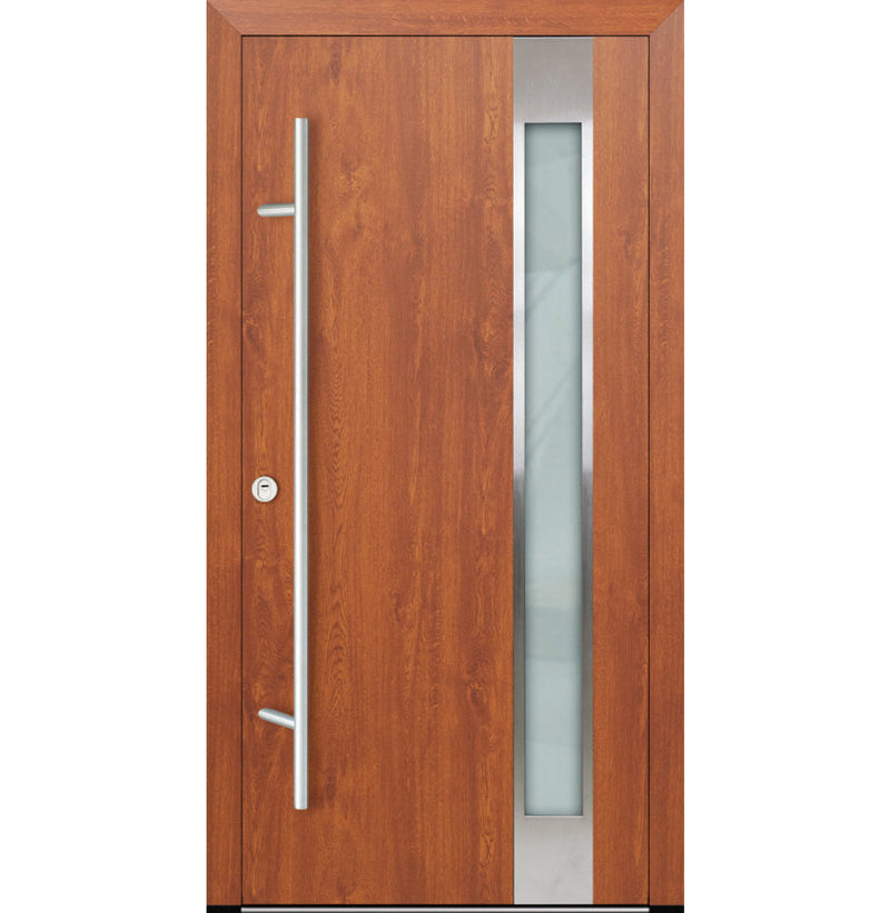 Turenwerke DS82 Design 04 Steel Door - Golden Oak