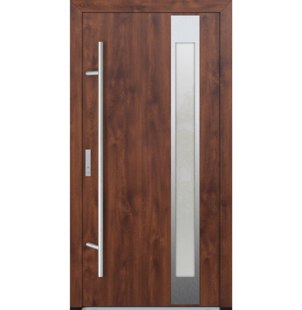 Turenwerke DS82 Design 04 Steel Door - Walnut