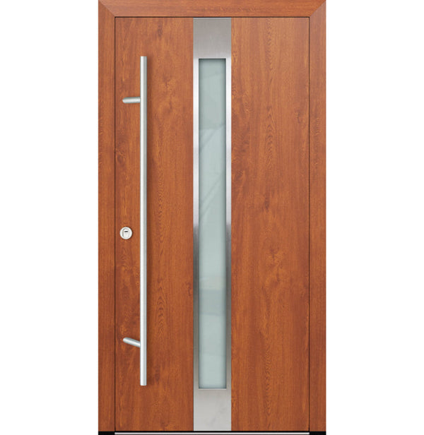 Turenwerke DS82 Design 05 Steel Door - Golden Oak