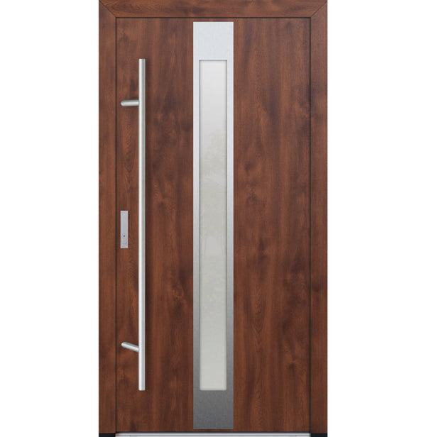 Turenwerke DS82 Design 05 Steel Door - Walnut