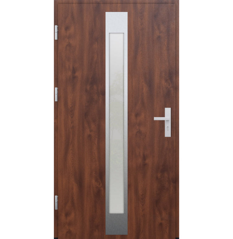 Turenwerke DS82 Design 05 Steel Door - Walnut