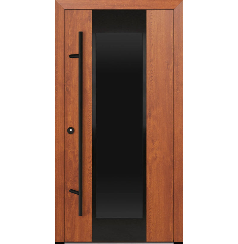 Turenwerke DS82 Design 08 Steel Door - Golden Oak - Blackline