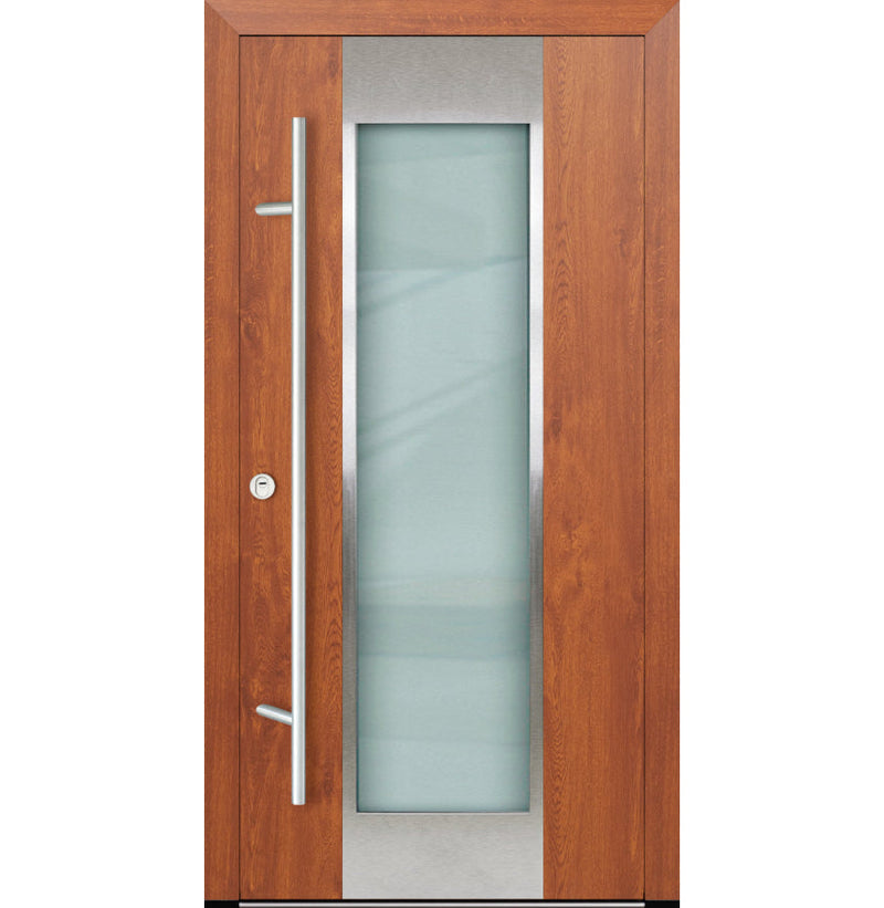 Turenwerke DS82 Design 08 Steel Door - Golden Oak