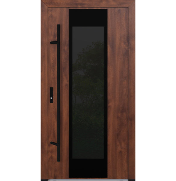 Turenwerke DS82 Design 28 Steel Door - Walnut - Blackline