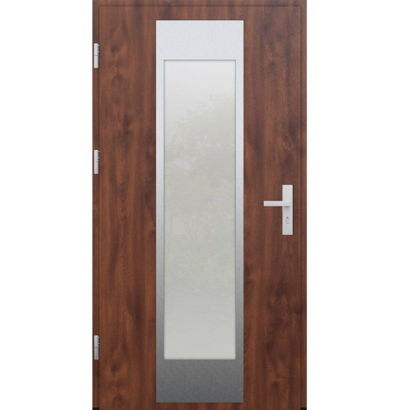 Turenwerke DS82 Design 08 Steel Door - Walnut