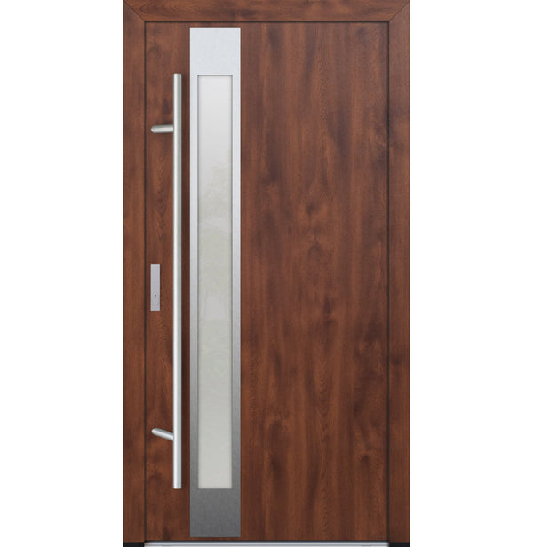 Turenwerke DS82 Design 14 Steel Door - Walnut