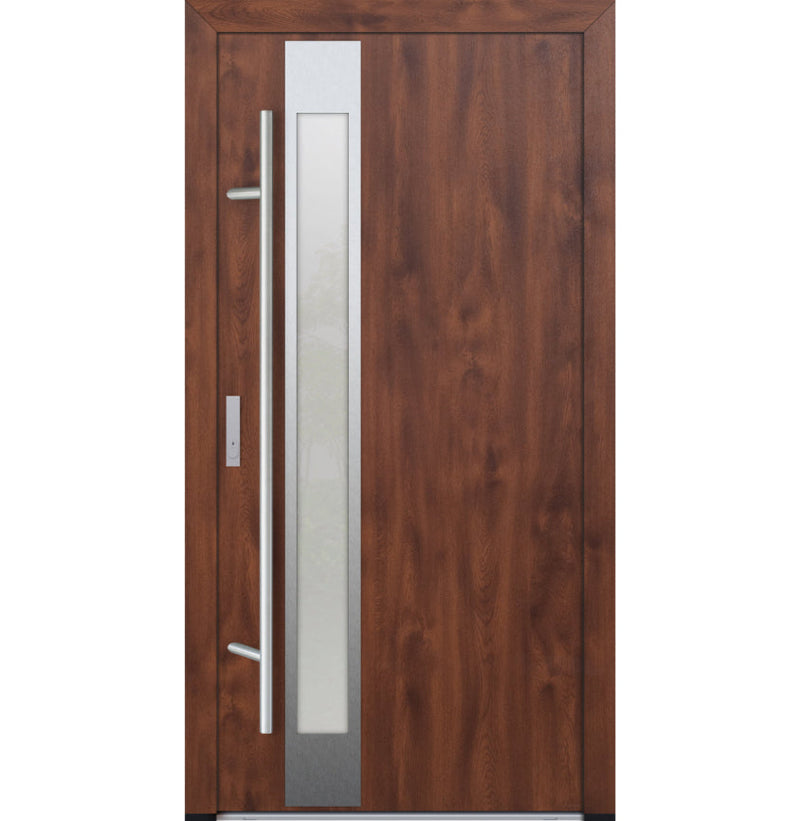 Turenwerke DS82 Design 14 Steel Door - Walnut